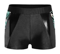 renvena Pantaloncini Stretti da Ginnastica Bambina Ragazza Pantaloni Corti Shorts da Danza Balletto Brillante Leggings Corti da Yoga Tennis Pilates Jogging