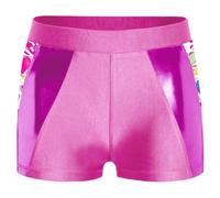 renvena Pantaloncini Stretti da Ginnastica Bambina Ragazza Pantaloni Corti Shorts da Danza Balletto Brillante Leggings Corti da Yoga Tennis Pilates Jogging