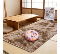 RENWEIWEI Tappeto Salotto Moderno 180 x 190 cm Antiscivolo e Morbido, Tie Dye Moderni per Interni per Camere da Letto Tempo Elegante Camera da Letto Moderno, Scendiletto, Stanza, Marrone