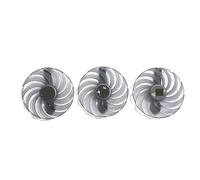 RENXUOZ 3 ventole 6PIN 95MM FDC10U12D9-C DC 12V 0.45A RX 6900XT Ventola GPU per Sapphire per Nitro + per AMD per Scheda Grafica Radeon 6900 XT SE(White)