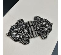 RENYJGOU Cerniere per Porte, 10 Pezzi Cerniera a Fiore Cava in Lega Vintage Ferramenta per Mobili Cinesi Ante Di Armadietti in Metper Scatole Fai da Te 28 * 53 Mm Cerniere