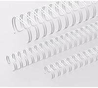 Renz 321100016 - Elemento per taglio ad anello, 11 mm, colore: Bianco 2: 1 passo A5. 100 fili per scatola.