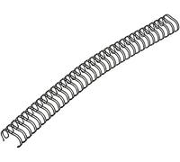 Renz Anello Wire filo pettine di rilegatura elementi in 3: 1 Divisione, 34 Passanti, Diametro 16.0 mm, 5/8 pollici nero, 50 Pezzi