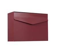 Renz MEFA 111420M Letter 111 - Cassetta delle lettere con serratura di sicurezza, 312 x 430 x 178 mm, colore: Rosso