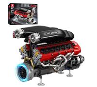 Reobrix Kit di Costruzione Motore V12, 33016 Modello di Motore per Supercar