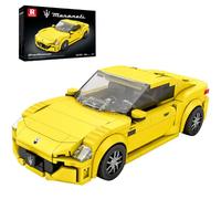 Reobrix Mini Auto Sportiva Giocattolo Mattoncini, Modellini Auto Supersportive da Costruire, 823 Collezione Veicoli Supercar Decorazione Casa Puzzle STEM Regalo per Bambini Ragazzi Adulti (384 Pezzi)
