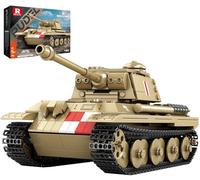 Reobrix Pudel Tank Building Block Set WW2 Military German Tank Model Set