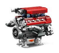 Reobrix R33015 Motore Da Corsa Racing Engine Con 1001-1500 Pezzi
