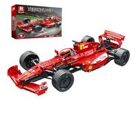 Reobrix Set da costruzione per auto F1 per adulti, kit tecnico di Formula 1, fresco modello di auto da corsa in scala 1:8, decorazione per casa o ufficio, regali da collezione per fan di F1 14+ (928