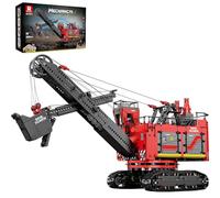 Reobrix Set di 22014 per escavatori RC-Bagger, giocattolo da costruzione telecomandato, regali per adulti, ragazzi, ragazze, bambini dai 14 anni in su (2688 pezzi)