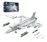 Reobrix Set di costruzione di aerei da caccia, kit modello di aereo militare per adulti, modello giocattolo di aereo da caccia tecnico, 33035 regalo da collezione per ragazzi e ragazze dai 14+