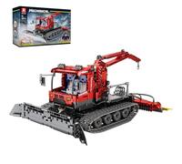 Reobrix Set spazzaneve con motore, giocattolo spazzaneve telecomandato, giocattolo per autocarri per adulti, camion da costruzione 22019, idee regalo di compleanno per bambini e ragazzi da 8 a 14+