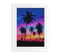 Reofrey Cornice Per Diamond Painting Pittura Con Diamanti, 30x40 Cm Diamond Painting Frames Cornice Per Pittura A Diamante Cornici Per Foto Wall Decorated (Bianco)