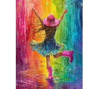 Reofrey DIY Ragazza Diamond Painting Kit Trapano Completo Drill, Paesaggio 5D Pittura Diamantes Diamante Kit Disegno, Strass Ricamo a Punto Croce Craft Arts for Home Wall Decor 30x40cm