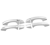 REOKIP Accessori Di Stile Per Maniglie Delle Portiere Auto Cromate Per VW Golf 6 MK6 2009 2010 2011 2012 2013(Silver 2 buttons)