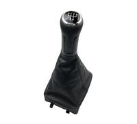 REOKIP Copri-cuffia Leva Cambio Accessorio Auto Per VW Per Polo 9N 9N2 9N3 2001-2009 Pomello Cambio(5 Speed Black Black)