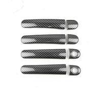 REOKIP Coprimaniglie Esterne Per Portiere Auto Per VW Golf 4 Jetta Bora MK4 1999-2003 2004 Per Rabbit A4 1J Passat B5 Polo 1997-2001 2002 2003 2004 2005(Carbon Texture 4)
