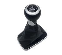 REOKIP Cuffia Pomello Cambio Copri Custodia Collare Leva Per VW Per Golf 4 IV MK4 GTI R32 Per Bora Per Jetta 1999-2004 Pomello Cambio(5 Speed C)