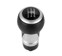 REOKIP Metallo Plastica Pomello Del Cambio In Pelle Per Seat Per Leon MK1 E Per Ibiza 6J 12 Mm 5/6 Marce Pomello Cambio(Silver 5Speed-13524R)