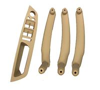 REOKIP Per E70 E71 E72 X5 X6 2007 2008-2013 Sinistra Destra Porta Interna Bracciolo Maniglia Pannello Interno Tirare Copertura Trim RIPRENDI(Beige-4pcs)