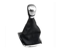 REOKIP Per Ford Per Fiesta 2009-2013 Per Focus Mk2 2005-2011 Pomello Cambio | Leva del cambio per auto a 5/6 velocità Parti Per Auto(6 Speed Black Silver)