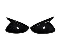 REOKIP per Peugeot 208 2020-2023 per Peugeot 308 2014-2020 508 2008 Copertura Specchietto Retrovisore Laterale Adesivo Parafango Rivestimento in Carbonio (Gloss Black M Style)