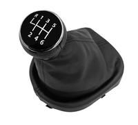REOKIP Per VW Per Touran E Per Caddy MK2 2003-2010 In Pelle Per Auto Cuffia Leva Cambio 5/6 Marce Pomello Cambio(6 Speed)