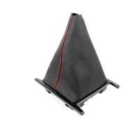 REOKIP Pomello Del Cambio A 6 Marce Con Cuffia In Similpelle Per VW Per Amarok 2010-2015 Car-Styling Pomello Cambio(Red gear boot)