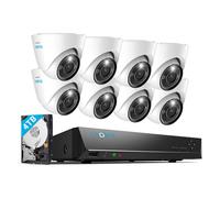 Reolink 12MP PoE Telecamere IP Esterno Kit di Videosorveglianza Intelligente