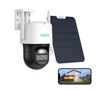 Reolink 360° PTZ Telecamera Batteria + Auto-Tracking & 6X Zoom Ibrido, Doppio Obiettivo WiFi Esterno Senza Fili, 4MP Visione Notturna a Colori, IP66, TrackMix+Pannello Solare