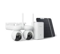 Reolink 4K 360° Pan&Tilt Telecamera Wi-Fi Esterno Kit, Batteria da 20000mAh