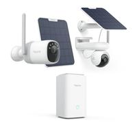 Reolink 4K + 4MP Telecamera WiFi Esterno Senza Fili con Home Hub Kit
