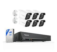 Reolink 4K Kit Videosorveglianza Esterno, Registrazione 24/7, RLK8-800B6