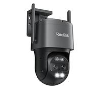 Reolink 4K PTZ Telecamera Wi-Fi Esterno a Doppio Obiettivo, 355°Pan/90°Tilt, Zoom Ibrido 6X, Rilevamento Persona/Veicolo/Animale, Auto-tracking, Visione Notturna a Colori, TrackMix WiFi Grigio