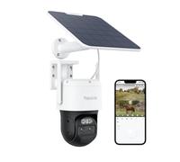 Reolink 4K Telecamera da Esterno con SIM 4G LTE, Batteria e Pannello Solare