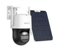 Reolink 4K Telecamera Senza Fili da Esterno a Batteria, 360° PTZ con Pannello Solare, Auto-Tracking, Doppia Lente e Visione Notturna a Colori, Rilevamento Intelligente (Persone/Veicoli) IP66, Trackmix