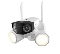 Reolink 4K Telecamera Wi-Fi Esterno con Doppio Obbiettivo 180° + Faretti, Videocamera WiFi a 2,4/5 GHz, Rilevamento di Uomo/Veicolo/Animale Domestico, Audio Bidirezionale, IP66, Duo Floodlight WiFi