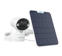 Reolink 4K Telecamera Wi-Fi Esterno Senza Fili a Batteria, Auto-Tracking & Zoom, Doppia Lente, Videosorveglianza WiFi 2,4/5 GHz, Visione Notturna a Colori, Rilevamento AI, Argus Track+Pannello Solare