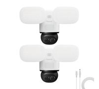 Reolink 4K Telecamera WiFi Esterno a Doppio Obiettivo TrackFlex Floodlight WiFix2+Cavo di Prolunga di Alimentazione da 4,5m, Auto-tracking con Zoom Ibrido 6x, 360°, Rilevamento Intelligente