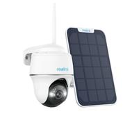 Reolink 5MP 360° PTZ Telecamera WiFi da Esterno Senza Fili Batteria, Videocamera Sorveglianza Esterno con Pannello Solare, Rilevamento di Persona/Veicolo, Audio Bidirezionale, Alexa/Google Assistant