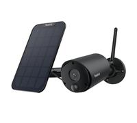 Reolink 5MP Telecamera WiFi Esterno Senza Fili a Batteria, 5MP Videocamera Sorveglianza con Pannello Solare, Rilevamento AI, Sirena, Audio Bidirezionale, Impermeabile, Visione Notturna, Argus Eco+SP