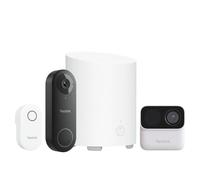 Reolink 5MP Videocitofono WiFi con Chime & Argus MagiCam con Home Hub Mini, Centro di Sicurezza All-in-One, Archiviazione Locale, Angolo 180°, Rilevamento Uomo IA, Visione Notturna