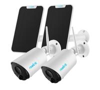 REOLINK 5MP WIFI TELECAMERA DI SICUREZZA ESTERNO 2SET ARGUSECO+PANNELLO SOLARE
