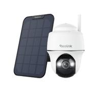 Reolink Argus PT (W) + Pannello Solare (B) Telecamera WiFi Alimentata a Batteria