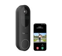 Reolink Doorbell Camera a Batteria, Video Doorbell Camera di Sicurezza 2K, Visuale 150°x150°, WiFi 2,4/5 GHz, a Batteria o Via Cavo, Audio bidirezionale, Persone/Veicoli/Pacchi (Chime Non Incluso)