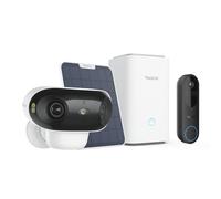 Reolink Bundle of Video Doorbell 2K con Home Hub + Argus 4 Pro 4K Telecamera Wi-Fi Esterno, Visuale 150°/180°, Rilevamento Smart, Visione Notturna Colori, Audio, Archiviazione Locale, Senza Canone