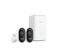 Reolink Home Hub con 2× Lumus, sistema di telecamere di sicurezza all-in-one, Wi-Fi plug-in 2K, MicroSD 256GB inclusa, max. 512GB×2, rilevamento smart, crittografia antifurto, registrazione offline.