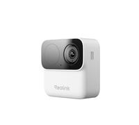 Reolink Pack 4 Telecamere Argus MagiCam Senza Fili Magnetiche Home Hub Mini Centro di Sicurezza All-in-One, Autonomia 9 Mesi, Rilevamento IA, IP67, WiFi 2,4/5GHz, Memoria Locale
