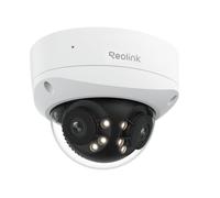 Reolink PoE 16MP Telecamera Esterno, Doppio Obiettivo per Vista Panoramica 180°, Antivandalo IK10, Visione Notturna Infrarossa/a Colori, Rilevamento Uomo/Veicolo/Animale, Audio a 2 Vie, Duo 3V PoE