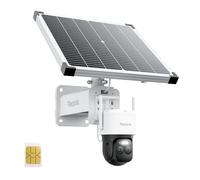 Reolink PTZ Telecamera con SIM 4G da Esterno Pannello Solare, 2K HD Attivo e Registrazione 24/7, Lunga Durata della Batteria, ColorX, Rilevamento Intelligente, TrackMix LTE Plus 2+Pannello Solare Plus